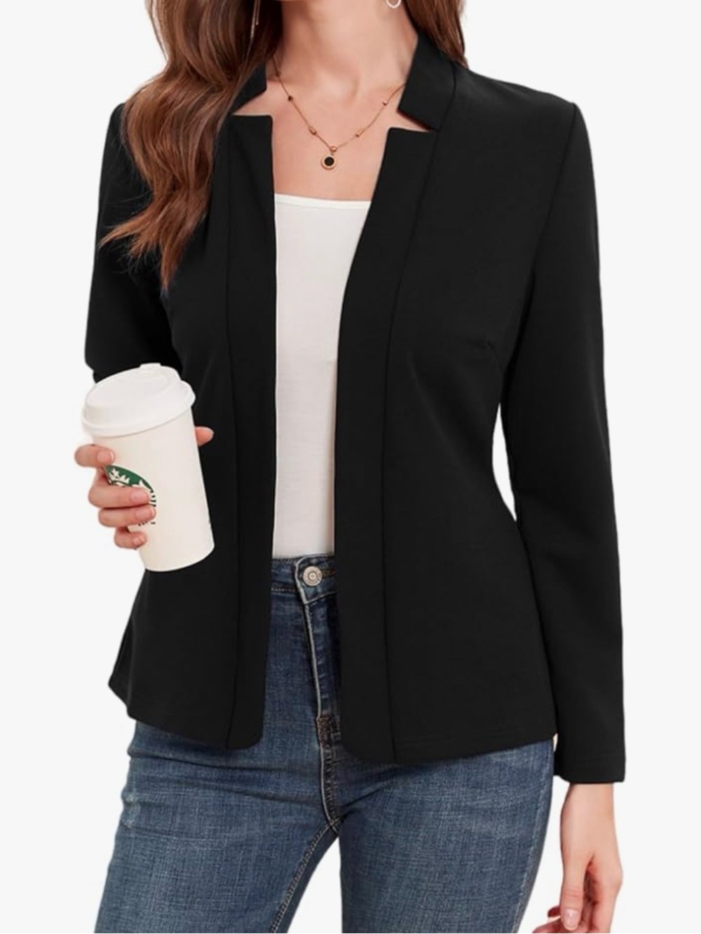 MINTLIMIT Women's Casual Blazer Long Sleeve Open Front, new with tags.